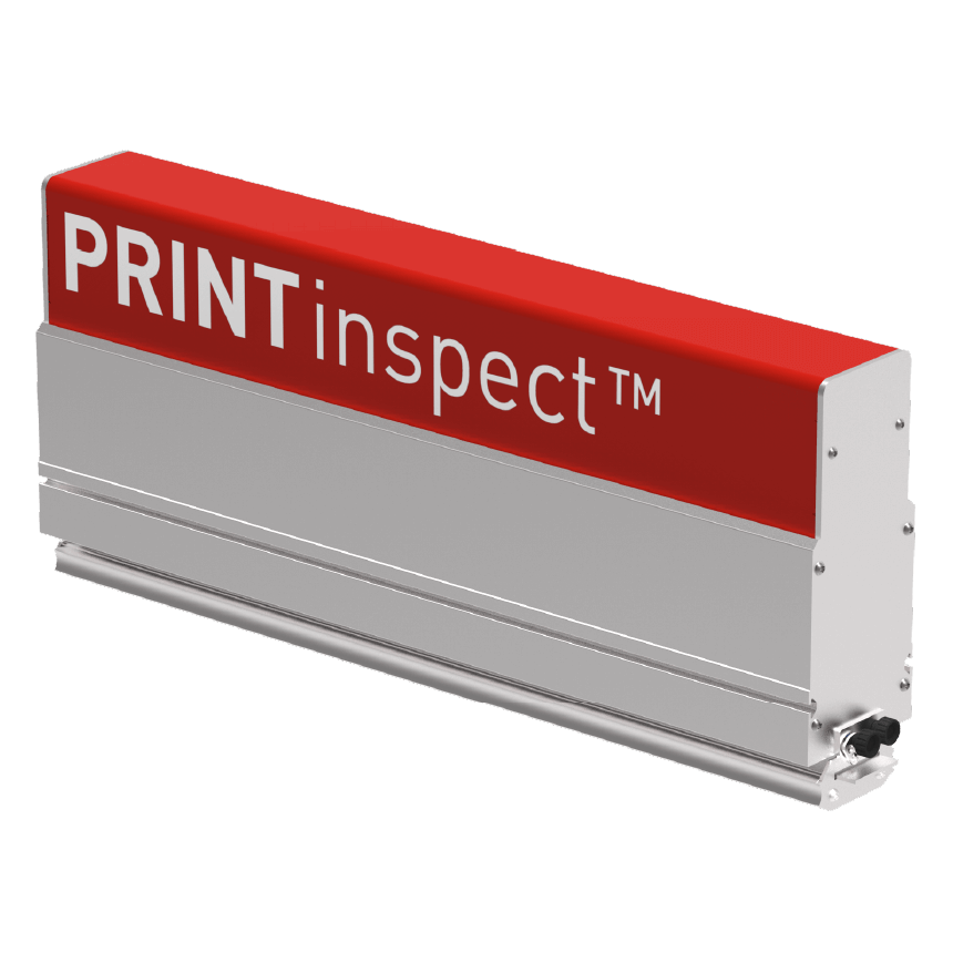 PRINTinspect™ camera-based print inspection system by BERHALTER for 100% print quality control