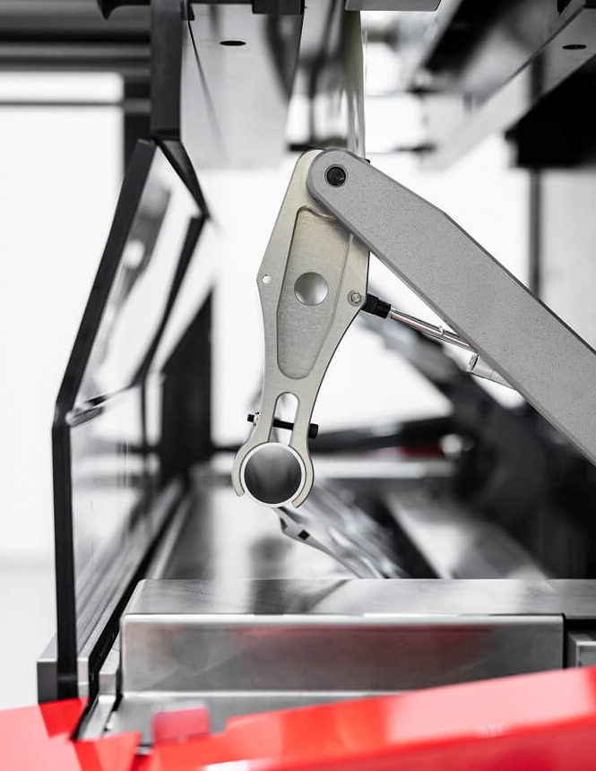 Close-up of high-precision die-cutting unit – BERHALTER Swiss Die-Cutter™ B6