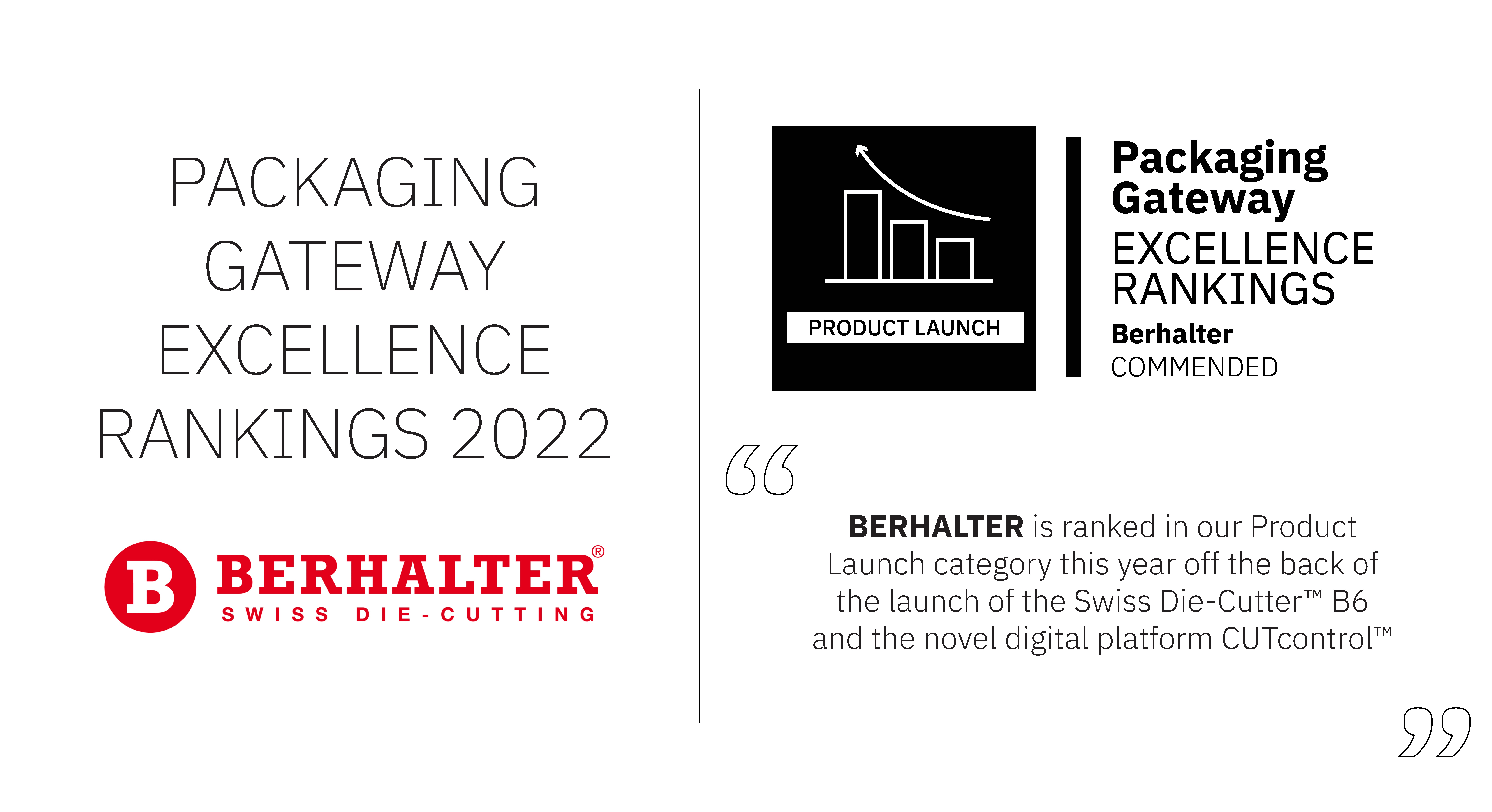 BERHALTER Excellence Rankings 2022 Award